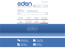 Tablet Screenshot of edenshop.co.uk
